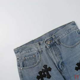 Picture of Chrome Hearts Jeans Short _SKUChromeHeartssz28-3620tn098889
